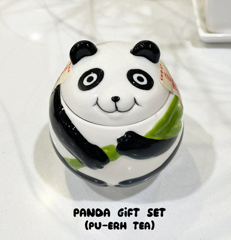 Panda Tea Gift Set ( Wild Pu-Erh Tea )